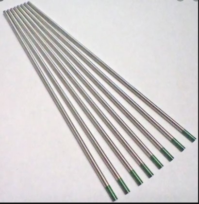 electrodo de tungsteno punta verde