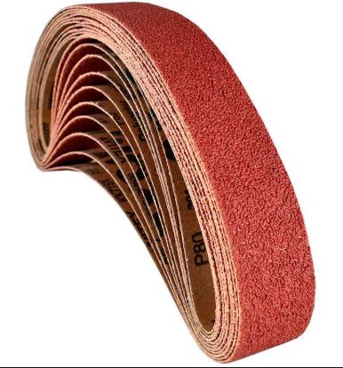 Bandas de lija para satinadora de tubo