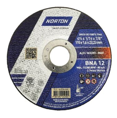 Disco de corte BNA12 Norton